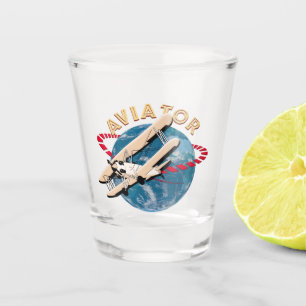 Copo De Shot Aviador viajando pelo mundo