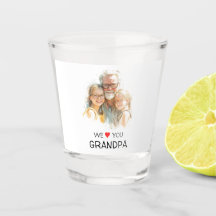 Copo de Shot Avô | Foto Personalizada