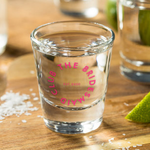 Copo De Shot Bachelorette do Clube Bridesmaid