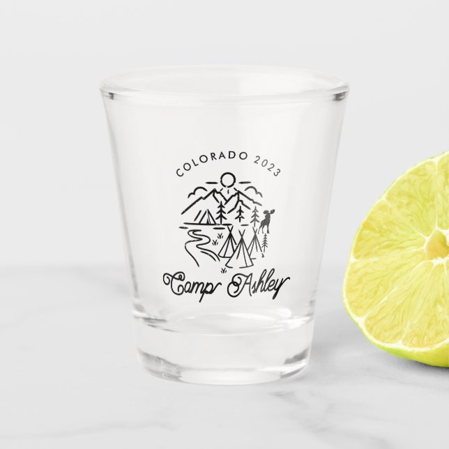 Copo De Shot Bachelorette Personalizado Tote Bag (Frente)