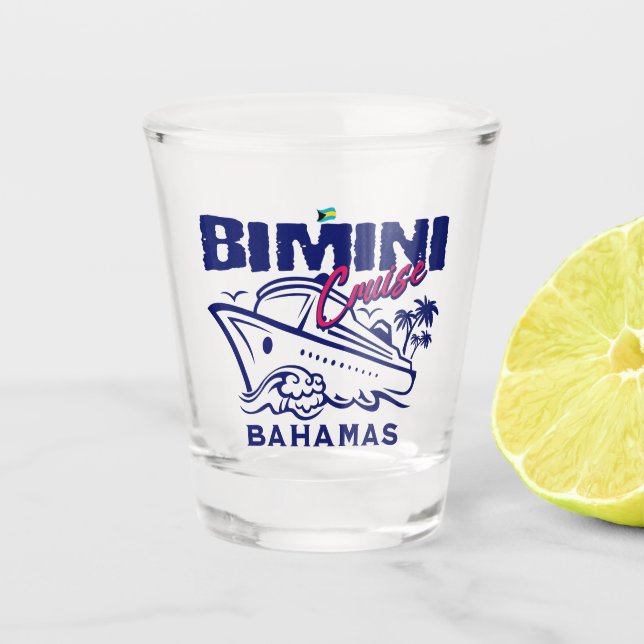 Copo De Shot Bahamas Souvenir Gift: Bimini Bahamas Cruise (Frente)
