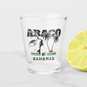 Copo De Shot Bahamas Souvenir Presente: Abaco Bahamas Independê