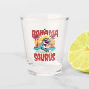 Copo De Shot Bahamas Souvenir Presente: Grande Bahama Saurus T-
