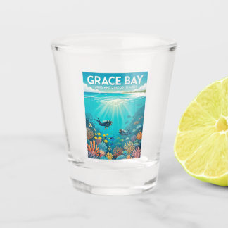 Copo De Shot Baía Grace, Providenciales Ilhas Turcas e Caicos