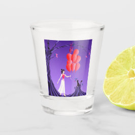 Copo De Shot Bailerina Gata, meia-noite