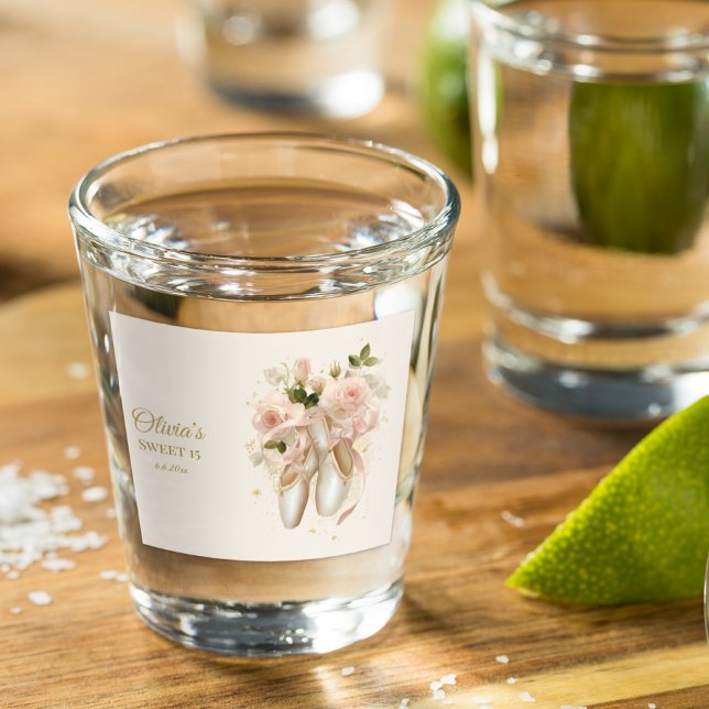 Copo De Shot Balé Rosé Soirée, personalizado (Criador carregado)