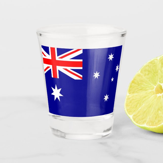 Copo De Shot Bandeira da Austrália (Frente)