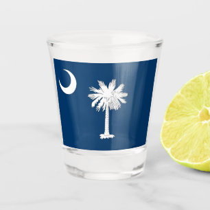 Copo De Shot Bandeira da Carolina do Sul