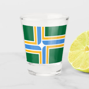Copo De Shot Bandeira da cidade de Portland