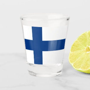Copo De Shot Bandeira da Finlândia