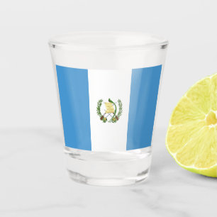 Copo De Shot Bandeira da Guatemala