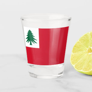Copo De Shot Bandeira da Nova Inglaterra