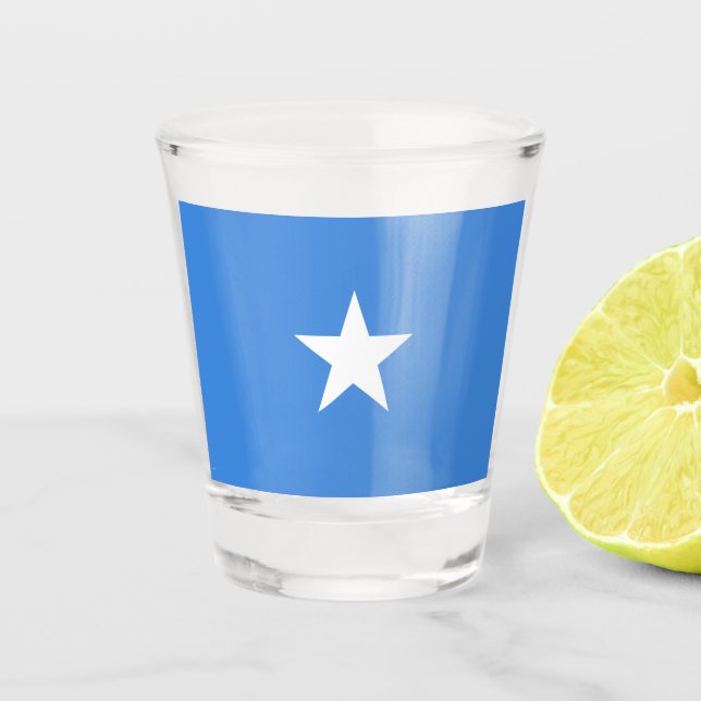 Copo De Shot Bandeira da Somália (Frente)