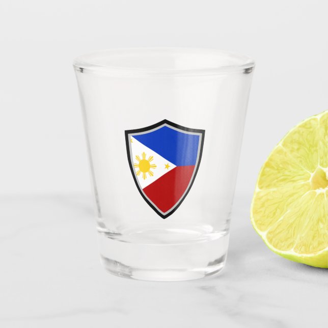 Copo De Shot Bandeira das Filipinas (Frente)