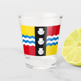 Copo De Shot Bandeira de Bedfordshire Shot Glass