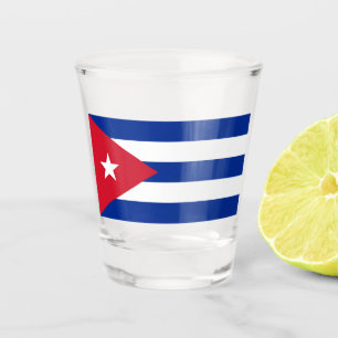 Copo De Shot Bandeira de Cuba