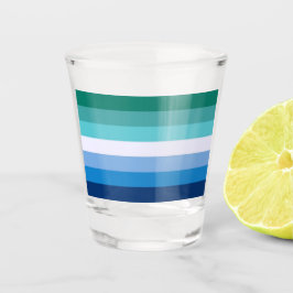 Copo De Shot Bandeira de Homens Gays (Símbolo LGBT) (Orgulho Ga