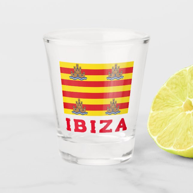 Copo De Shot Bandeira de Ibiza, ESPANHA