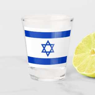 Copo De Shot Bandeira de Israel