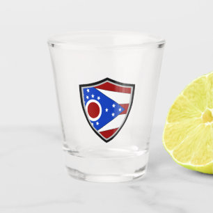 Copo De Shot bandeira de Ohio