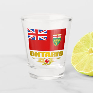 Copo De Shot Bandeira de Ontário