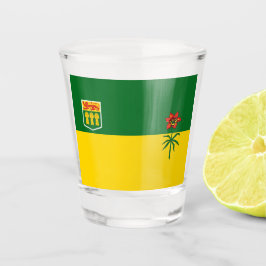 Copo De Shot Bandeira de Saskatchewan