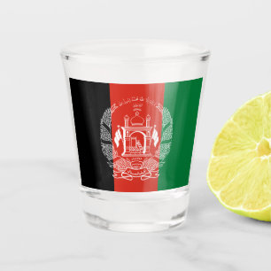 Copo De Shot Bandeira do Afeganistão