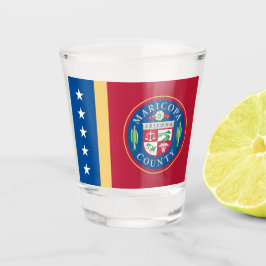 Copo De Shot Bandeira do condado de Maricopa (Arizona)