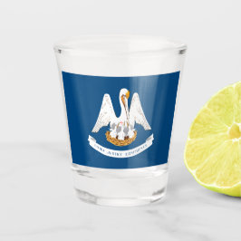 Copo De Shot Bandeira do Estado da Louisiana