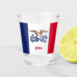 Copo De Shot Bandeira do Estado de Iowa