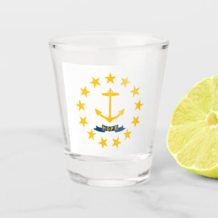 Copo De Shot Bandeira do Estado de Rhode Island