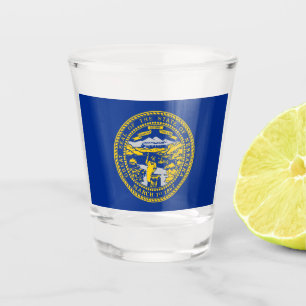 Copo De Shot Bandeira do Estado do Nebraska