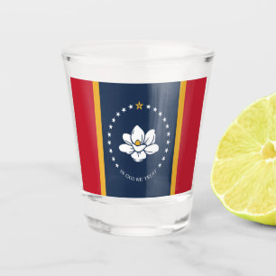 Copo De Shot bandeira do Mississippi