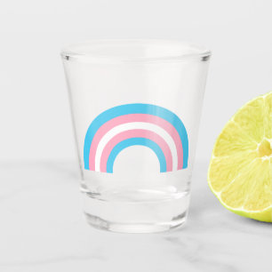 Copo De Shot Bandeira do Orgulho Arco-Íris Transgênero