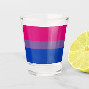 Copo De Shot Bandeira do Orgulho Bissexual SlipperyJoe's lavand