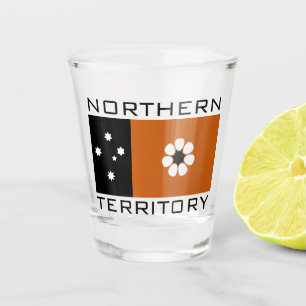 Copo De Shot Bandeira do Território Norte (AUSTRÁLIA)