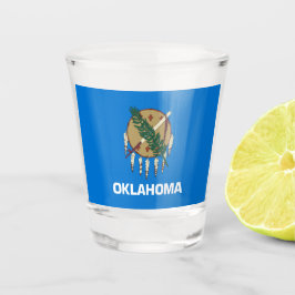 Copo De Shot Bandeira Estadual de Oklahoma