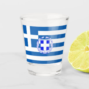 Copo De Shot Bandeira grega