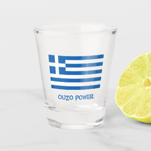 Copo De Shot Bandeira grega