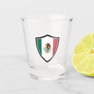 Copo De Shot bandeira mexicana