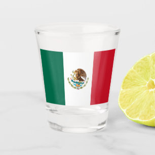 Copo De Shot Bandeira mexicana - Bandeira do México