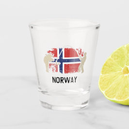Copo De Shot Bandeira norueguesa, Noruega