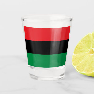 Copo De Shot Bandeira Pan-Africana UNIA