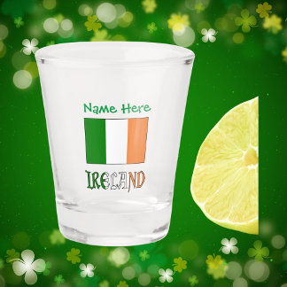 Copo De Shot Bandeira Personalizada da Irlanda - Patrimônio