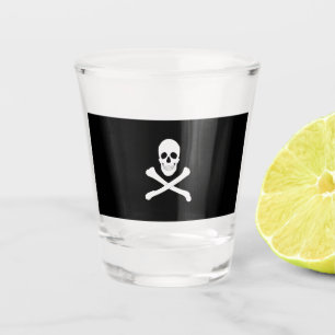 Copo De Shot Bandeira Pirate (Jolly Roger)