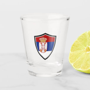 Copo De Shot Bandeira sérvia