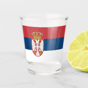 Copo De Shot Bandeira Sérvia