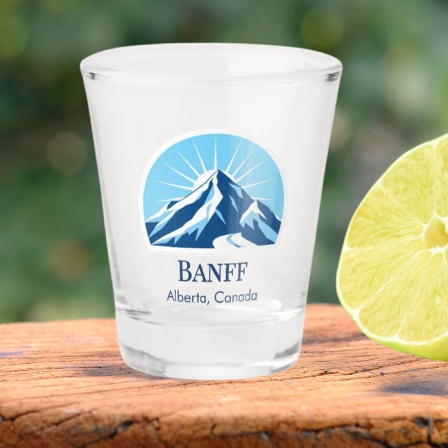 Copo de shot Banff Alberta Canadá (Criador carregado)
