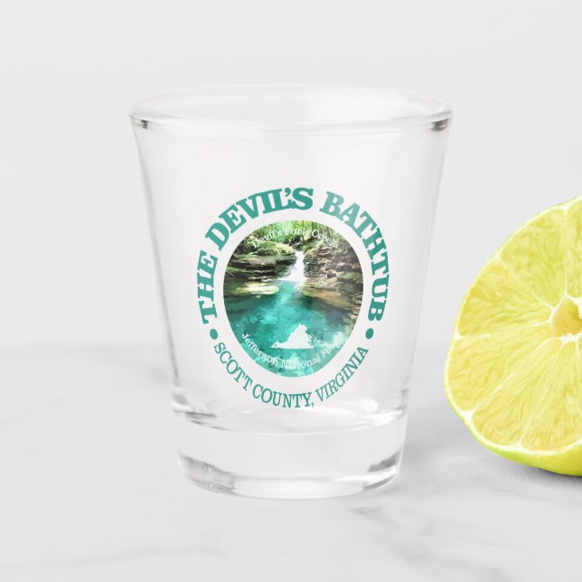 Copo De Shot Banheira De Demônios (Va) (Frente)