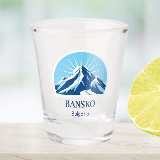 Copo De Shot Bansko Bulgaria ski resort souvenir (Criador carregado)